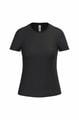 Dames T-shirt iDeal Basic Brand 190 Zwart